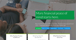 Desktop Screenshot of fearlessfinance.com